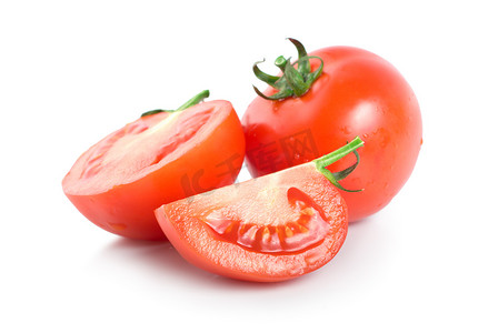三个生红番茄
