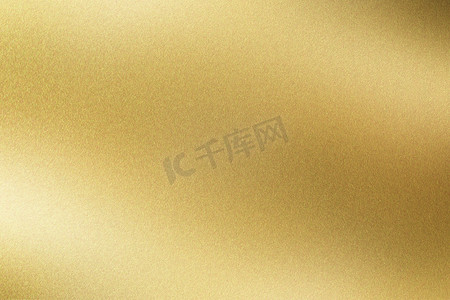 抽象纹理背景，发光的金色不锈钢板