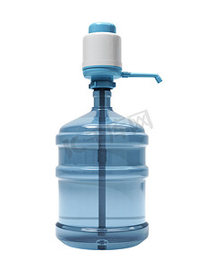 带泵的瓶装水