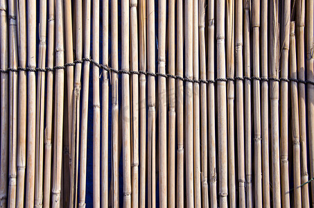 竹栅栏背景和纹理