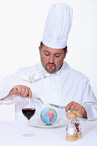 世界厨师摄影照片_世界美食