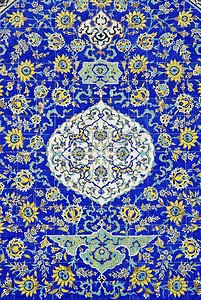 陶瓷彩绘艺术瓷砖伊斯法罕伊朗