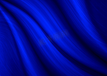 抽象曲线线条蓝色背景