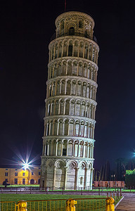 斜塔摄影照片_斜塔，比萨，意大利
