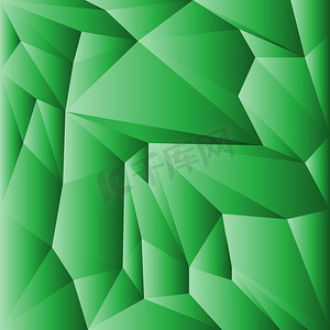 抽象几何皱巴巴的三角形低聚风格矢量图图形背景