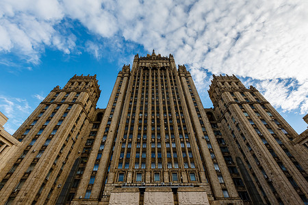 俄罗斯外交部，斯大林主义的摩天大楼，
