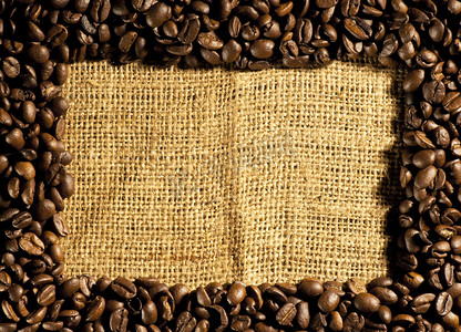袋装咖啡豆的框架