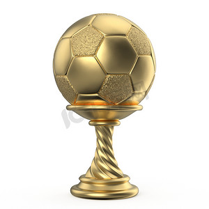 金奖杯 SOCCER FOOTBALL 3D