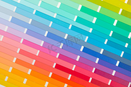 矢量广式茶点摄影照片_具有各种颜色的矢量色卡（纸）
