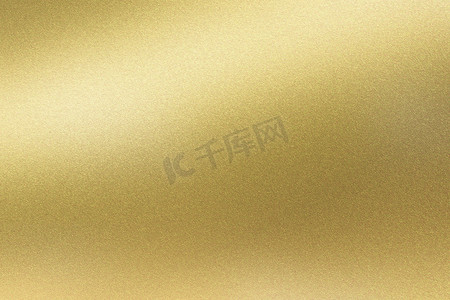 企业kt板背景摄影照片_抽象纹理背景，光在金色不锈钢墙上闪耀