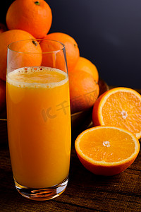 橙汁海报免费摄影照片_橙汁