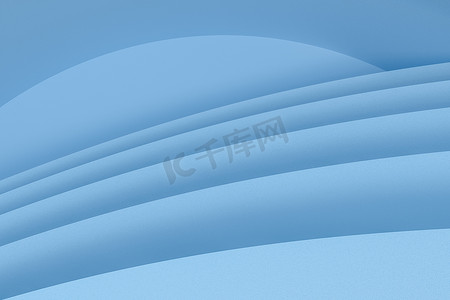 现代风线条摄影照片_3d 渲染曲线纸背景，色调颜色背景