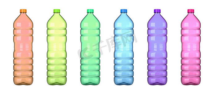 彩色空塑料瓶系列