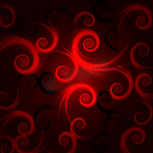 黑色螺旋背景摄影照片_红色和黑色螺旋