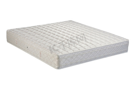 最好的质量床垫隔离在白色背景