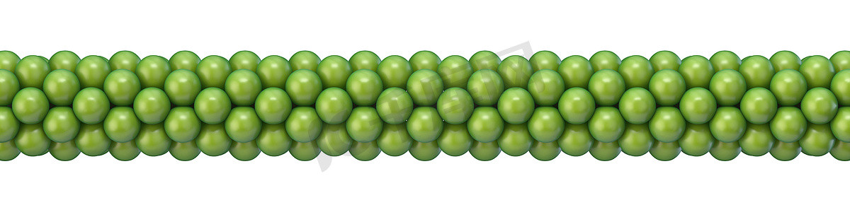绿色气球装饰3D
