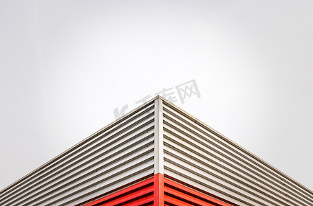抽象建筑空间摄影照片_三角抽象建筑