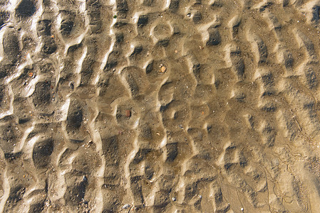 米色纹摄影照片_海洋砂纹