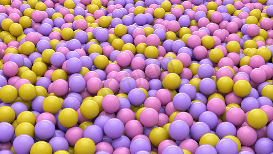 抽象彩色球体球背景的 3d 呈现器。