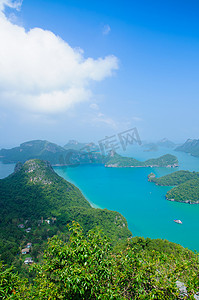 友邦保险摄影照片_泰国南部美丽的岩石和大海
