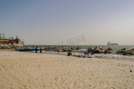 看法摄影照片_西非冈比亚-海滩的看法