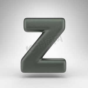 白色背景上的字母 Z 大写。