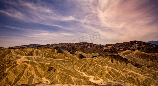 Zabriskie 点，死亡谷，加利福尼亚州，美国