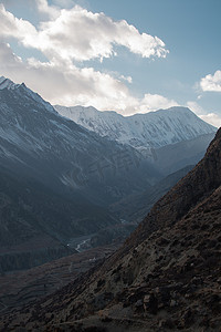 徒步安纳布尔纳峰环山，Marshyangdi 河谷