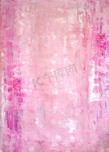 粉色和白色抽象艺术绘画