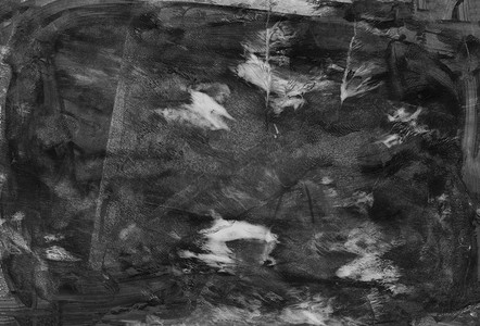 手绘猫走路摄影照片_Grunge 黑色和白色手绘带纹理的背景