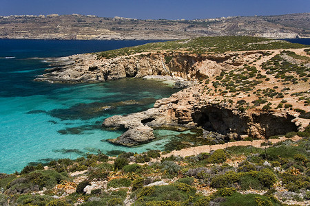 马耳他摄影照片_科米诺小岛 - 马耳他