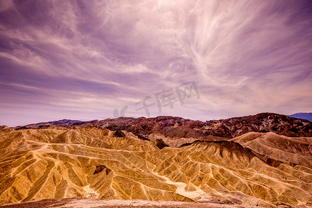 Zabriskie 点，死亡谷，加利福尼亚州，美国