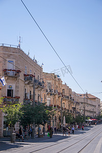 耶路撒冷的雅法街