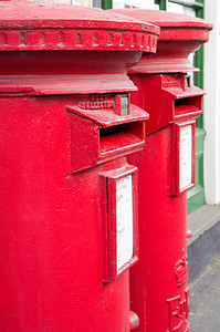 邮筒logo摄影照片_英国红色邮箱