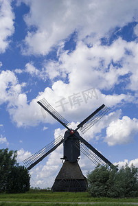 杜森附近的 Noordeveldse 风车