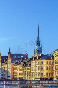 老城区摄影照片_瑞典斯德哥尔摩老城区
