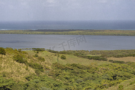 多米尼加共和国 Montaña Redonda 的景色