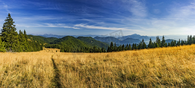 斯洛伐克山地景观