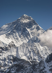 从 Gokyo Ri 峰拍摄的珠穆朗玛峰峰顶