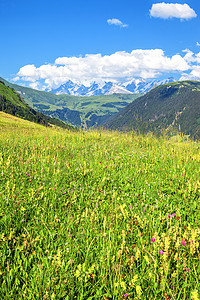 法国阿尔卑斯山的风景