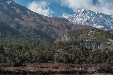 徒步安纳布尔纳峰环山，Marshyangdi 河谷