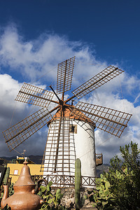 大加那利岛的风车