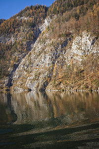 贝希特斯加登国家公园的 Koenigssee 湖