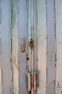 前门旧复古古典金属强折叠门