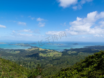 风景秀丽的科罗曼德尔半岛 NZ 海岸线海景