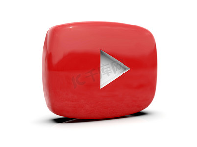 游戏音乐图标摄影照片_Youtube 播放按钮标志视频图标徽标在线广播服务符号