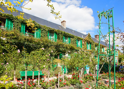 巴黎附近的克劳德·莫奈花园和住宅