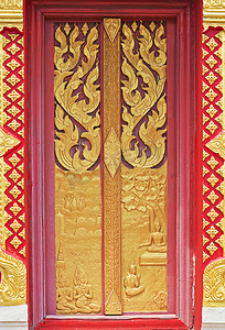 印度门摄影照片_泰国的门庙。