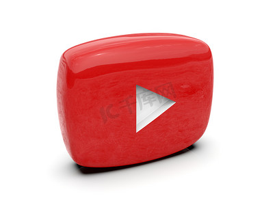 Youtube 播放按钮标志视频图标徽标在线广播服务符号