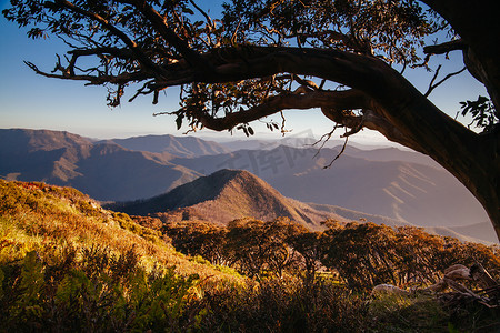 澳大利亚布勒山日落美景